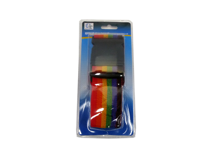 Koffergurt 5cm * 180cm, Regenborgen Farbe Koffergurt 5cm * 180cm, Regenborgen Farbe